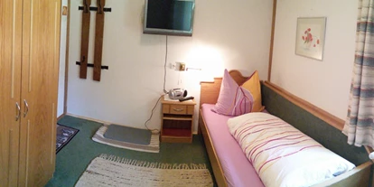 Pensionen - Balkon - Oberstdorf - Einzelzimmer "Einstein"  ohne Balkon - Pension Tannheim