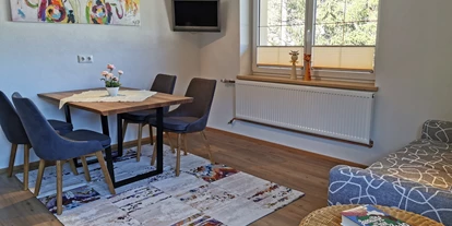 Pensionen - Balkon - Oberstdorf - Fewo "Rot Flüh" - Wohnraum - Pension Tannheim