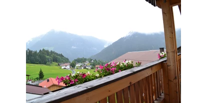 Pensionen - Serfaus - Sicht vom Balkon - Gasthof Alpenblick