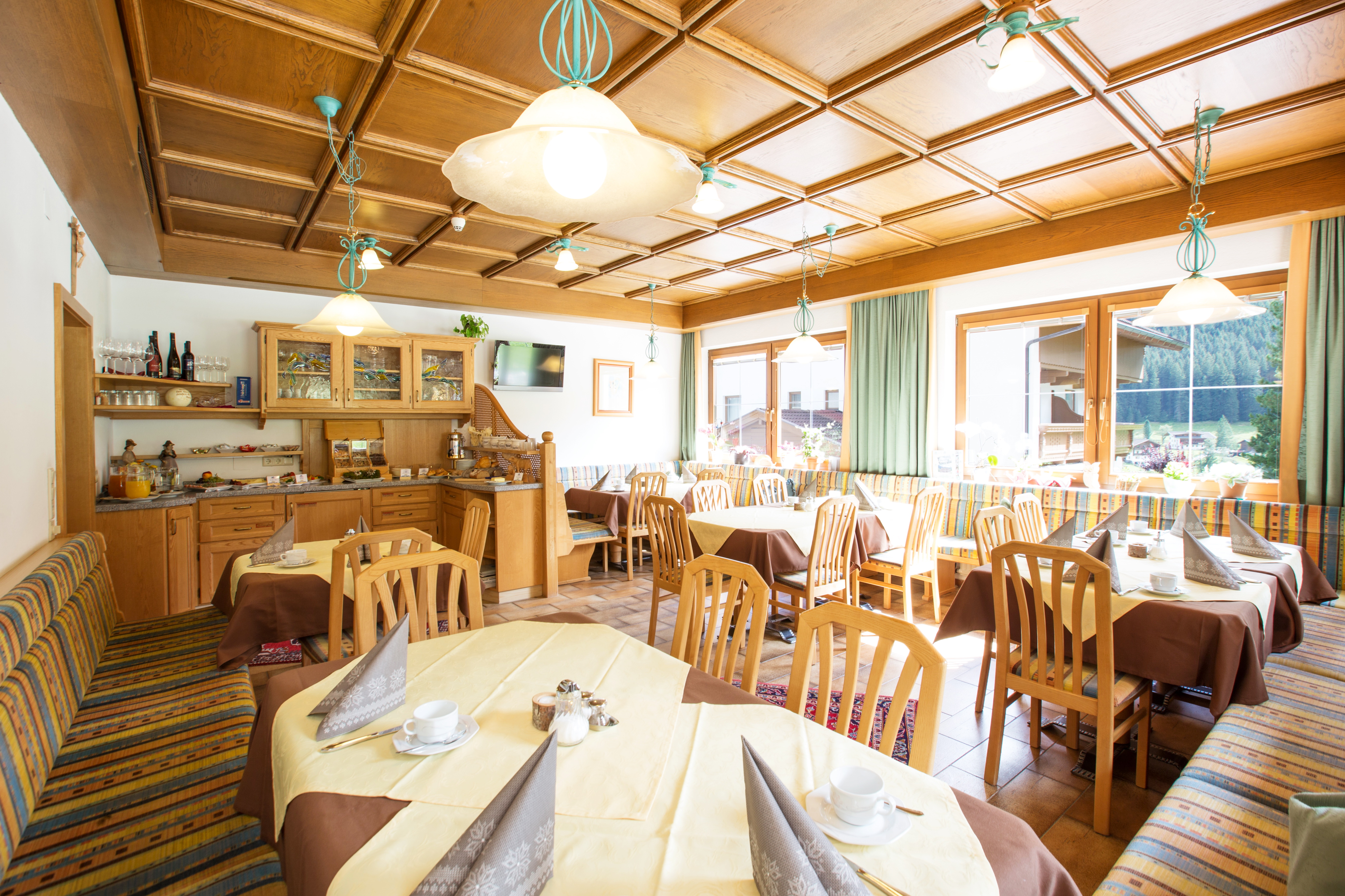 Frühstückspension: Frühstücksraum - Frühstückspension Haus Markus