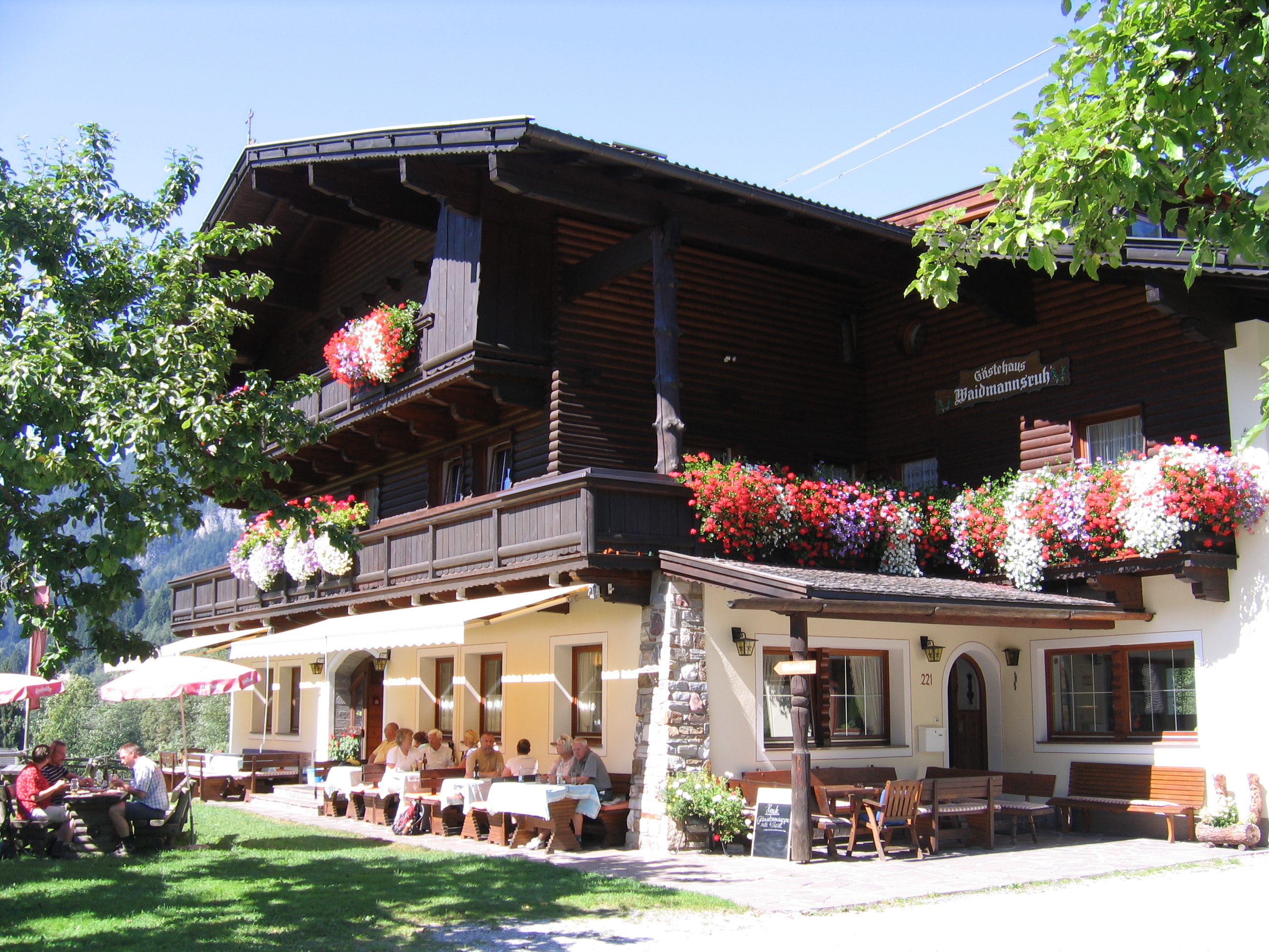 Pensionen - WLAN - Neukirchen am Großvenediger - Pension Waidmannsruh - Sommer - Pension Waidmannsruh