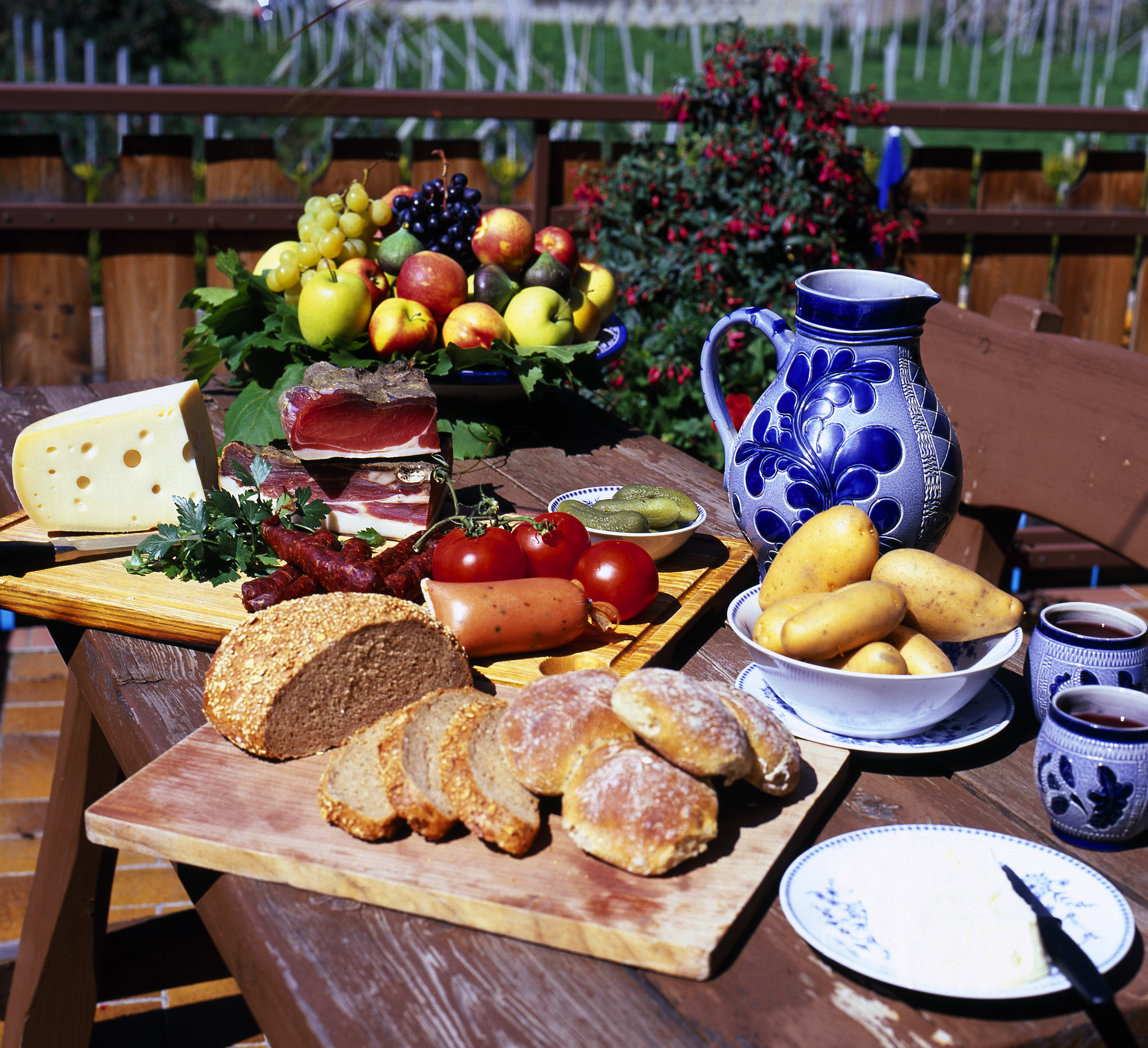 Pensionen - Frühstück: Frühstücksbuffet - Südtirol - Marende - Linserhof