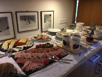 Pensionen - Balkon - Oberstdorf - unser abwechslungsreiches Frühstücksbuffet - regional, frisch, abwechslungsreich - Wohlfühlhaus Evelin