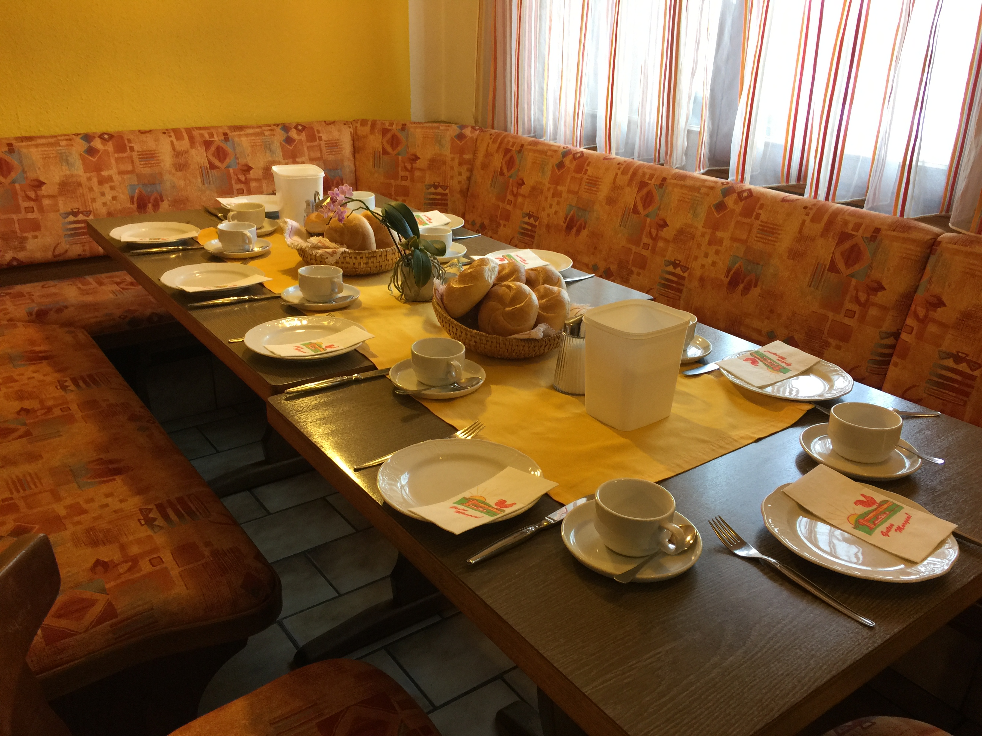 Frühstückspension: Frühstücksraum - Pension Wachter