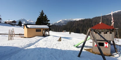 Pensionen - Parkplatz: kostenlos bei der Pension - St. Anton am Arlberg - Aussicht unserer Zimmer mit Westbalkon - Blick auf Ifen und Walmendingerhorn - Landhaus Bromm