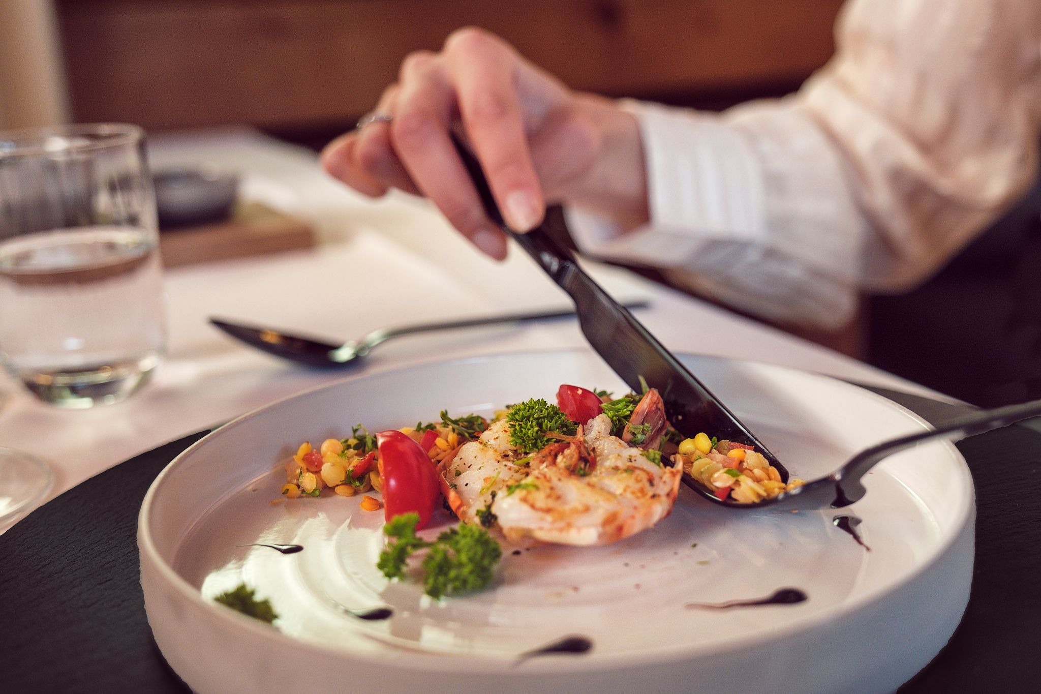Frühstückspension: Candle Light Dinner - Ferienwohnungen "Zum Kramerwirt"