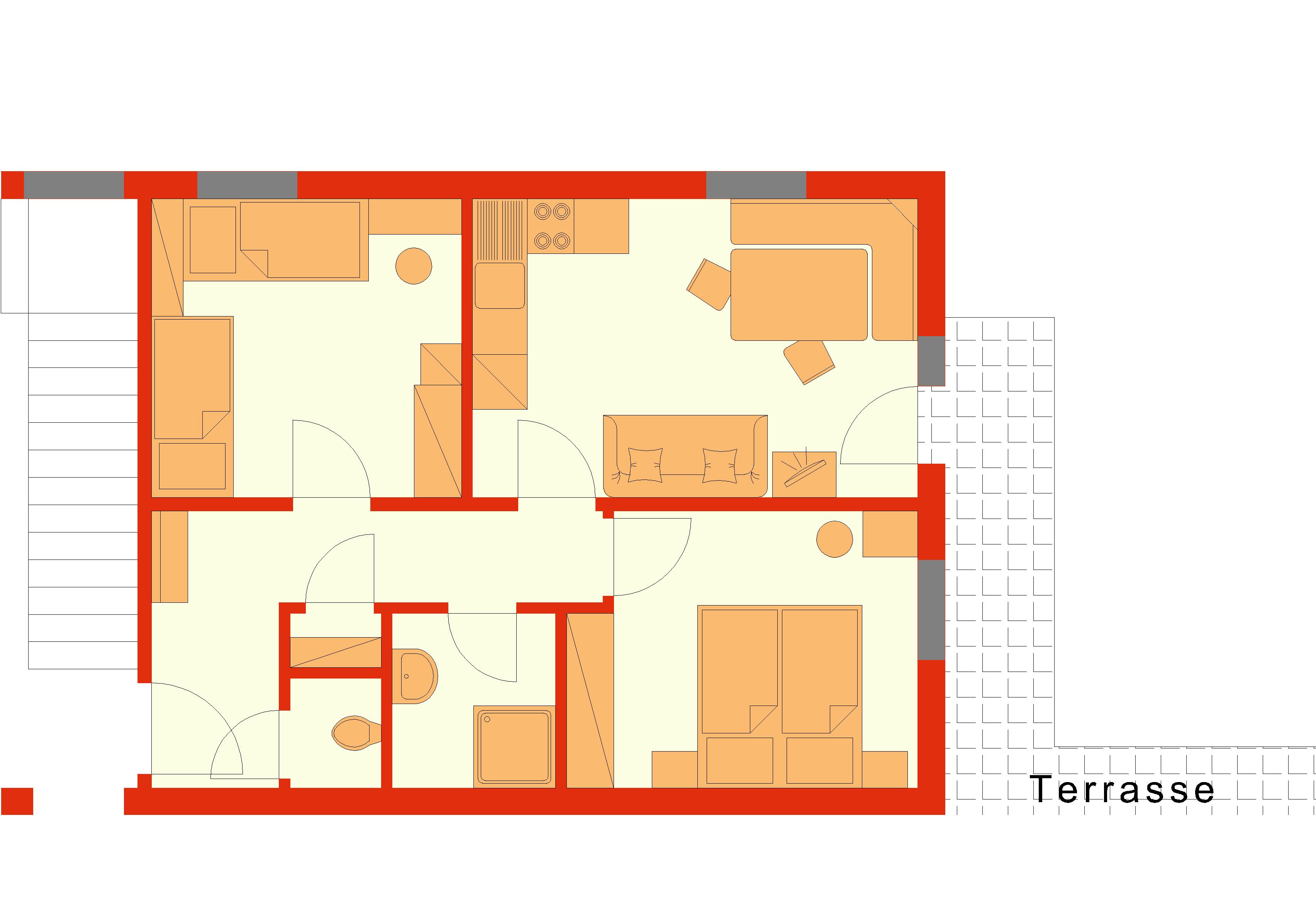 Ferienwohnung Plozner Österreich Kärnten Nassfeld Pressegger See Hermagor Zimmerkategorien Ferienwohnung Typ/A