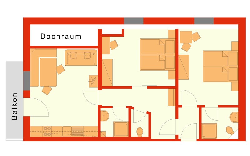 Ferienwohnung Plozner Österreich Kärnten Nassfeld Pressegger See Hermagor Zimmerkategorien Ferienwohnung Typ/E
