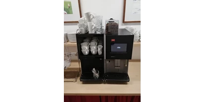 Pensionen - Restaurant - Kaffeemaschine für das Frühstück - Thermenpension Gigler