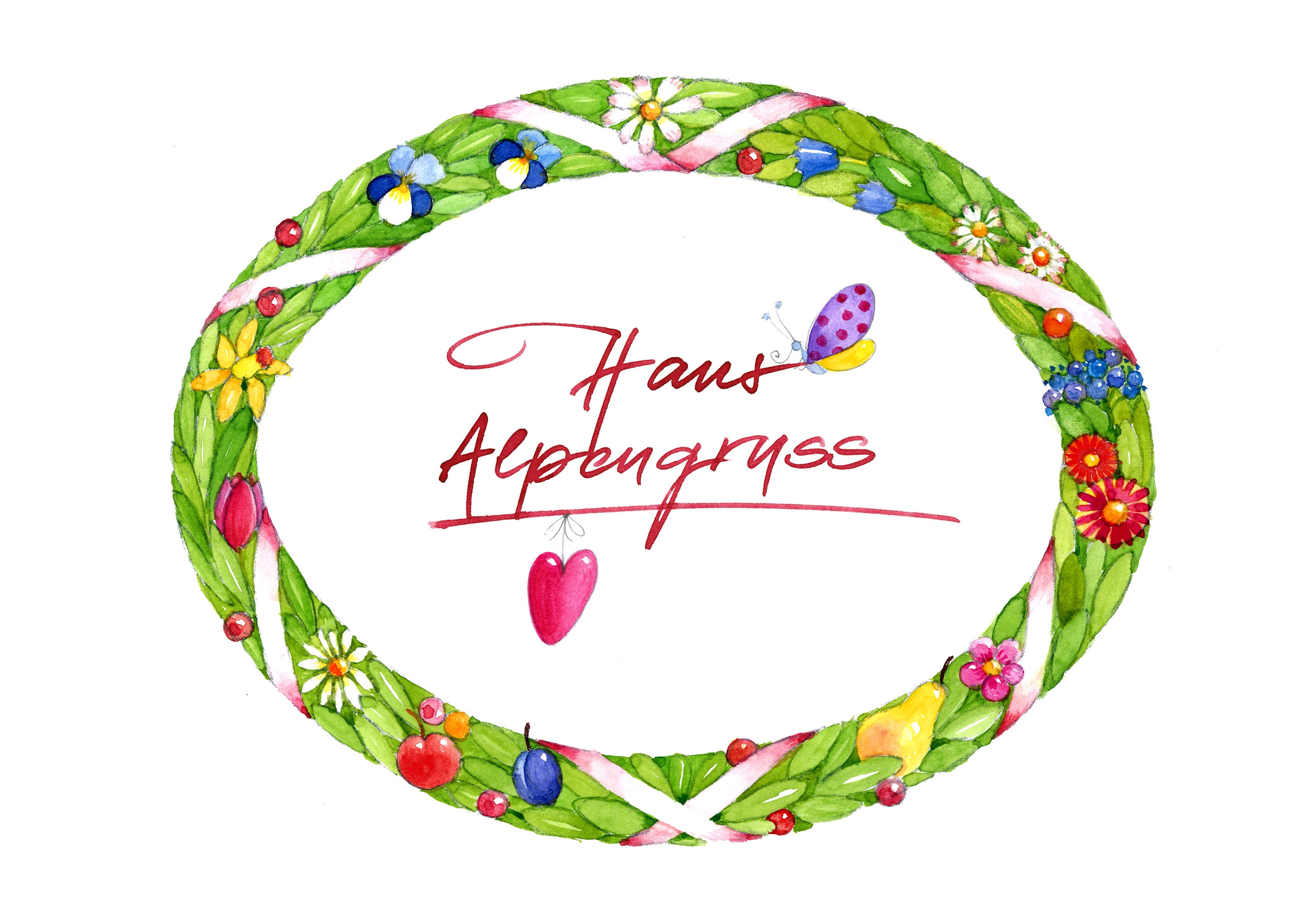 Frühstückspension: logo - Hannas ALPENGRUSS 