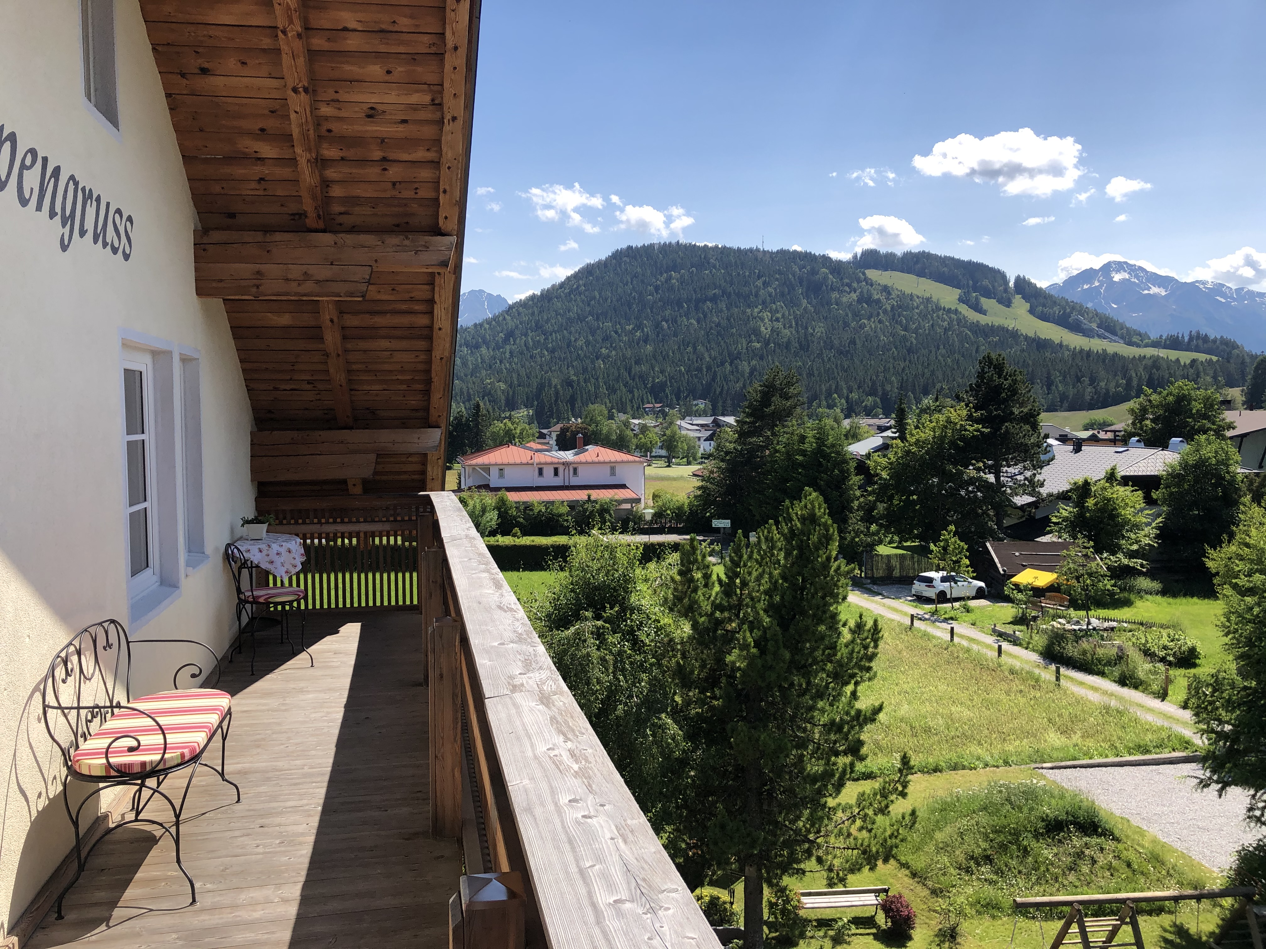 Frühstückspension: Aussicht App. Paradies - Hannas ALPENGRUSS 