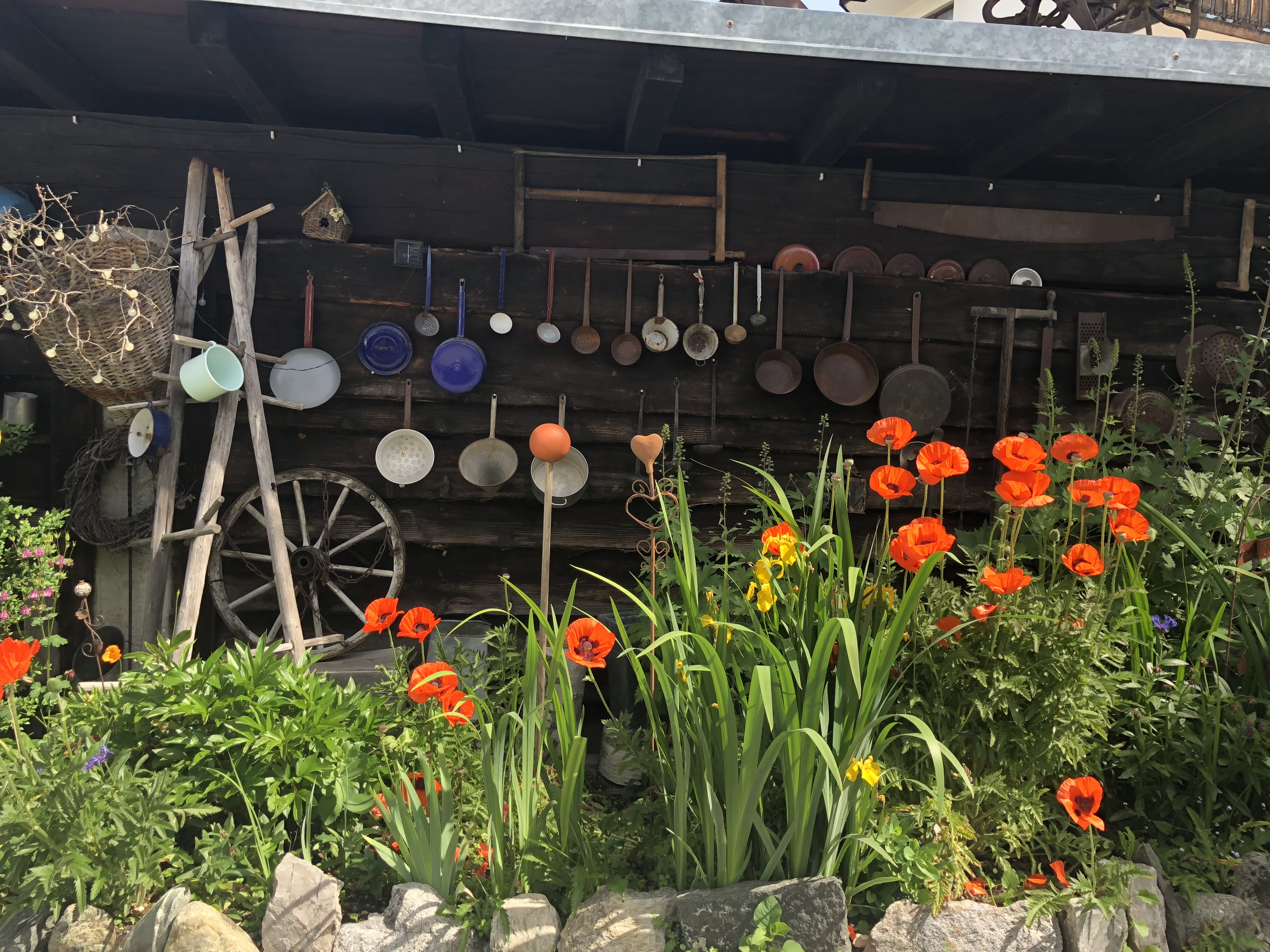 Frühstückspension: unser Garten - Hannas ALPENGRUSS 