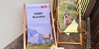 Pensionen - Parkplatz: kostenlos bei der Pension - Seefeld in Tirol - am Balkon - Hannas ALPENGRUSS