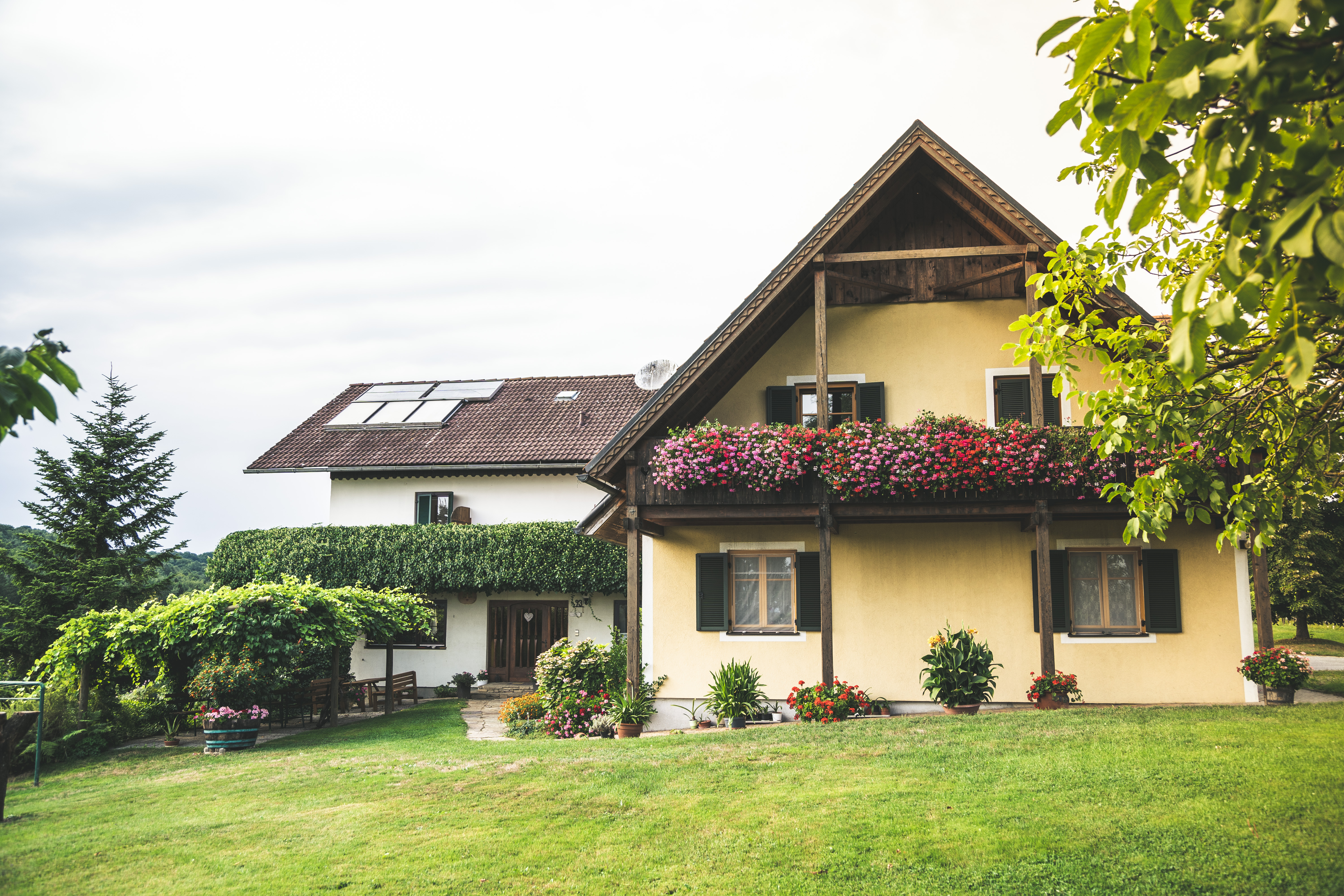 Pensionen - Parkplatz: kostenlos bei der Pension - Bad Waltersdorf - ERLACHER'S WEIN & GÄSTEHOF