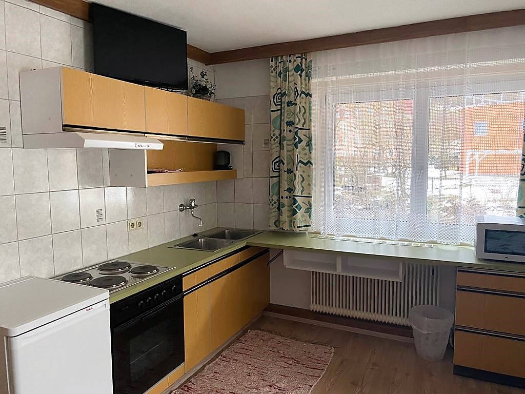 Frühstückspension: Küche im Apartment "Veitsch" - Frühstückspension Hermine Fraiß