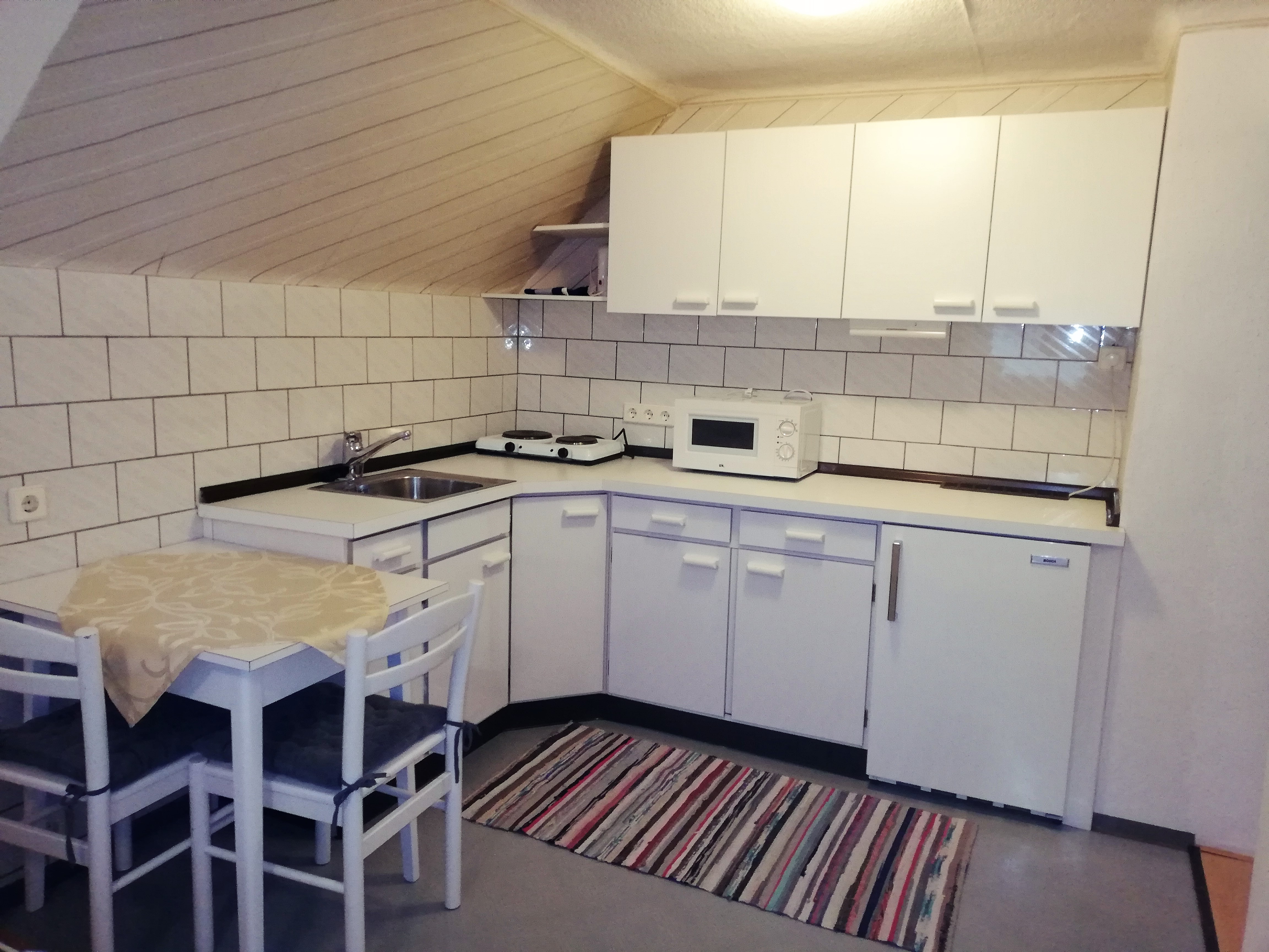 Frühstückspension: Küche im Apartment "Panorama" - Frühstückspension Hermine Fraiß