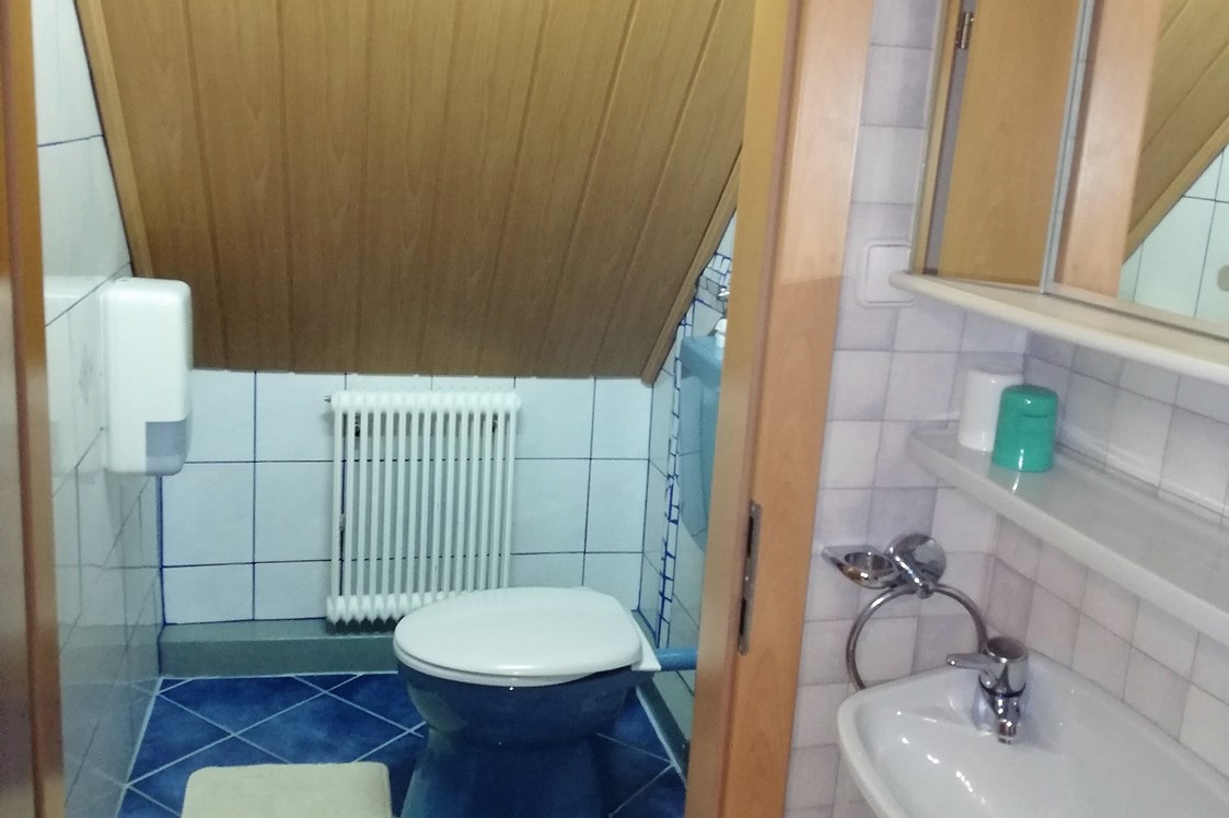 Frühstückspension: Extra WC im Apartment "Panorama" - Frühstückspension Hermine Fraiß