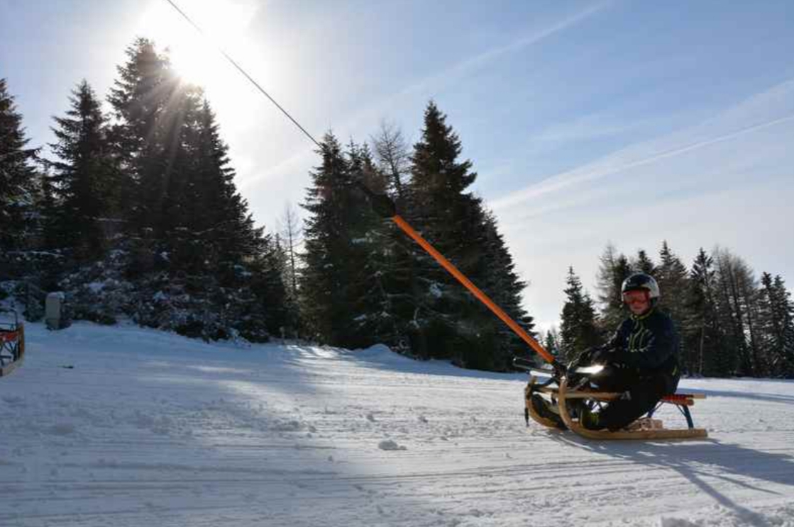 Frühstückspension: #_Bergaufrodeln# Ab November bieten wir wieder das etwas andere Schlittenfahren - Gasthof Gutmann 