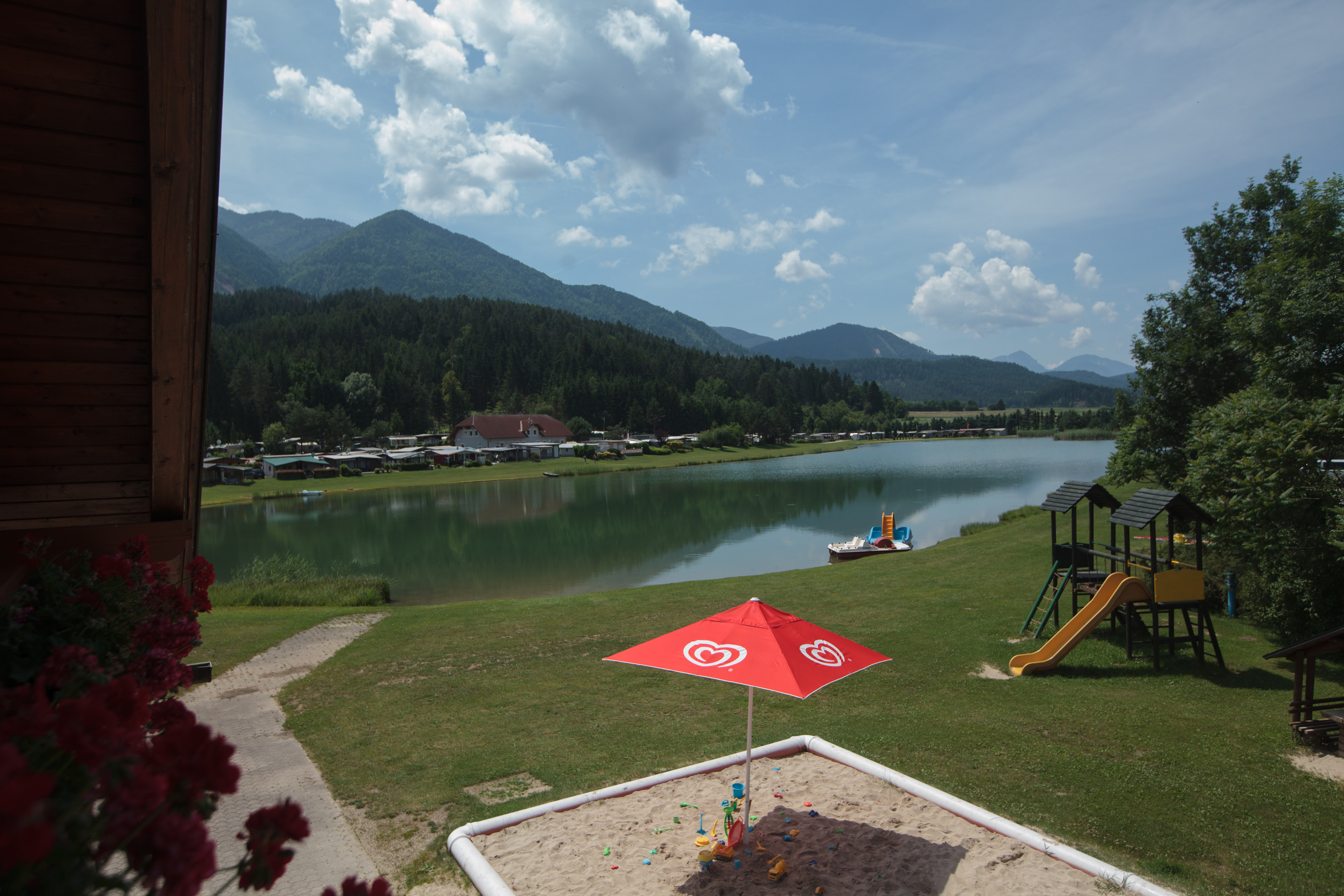 Frühstückspension: Balkon Pension Pirkdorfer See - Pension Pirkdorfersee