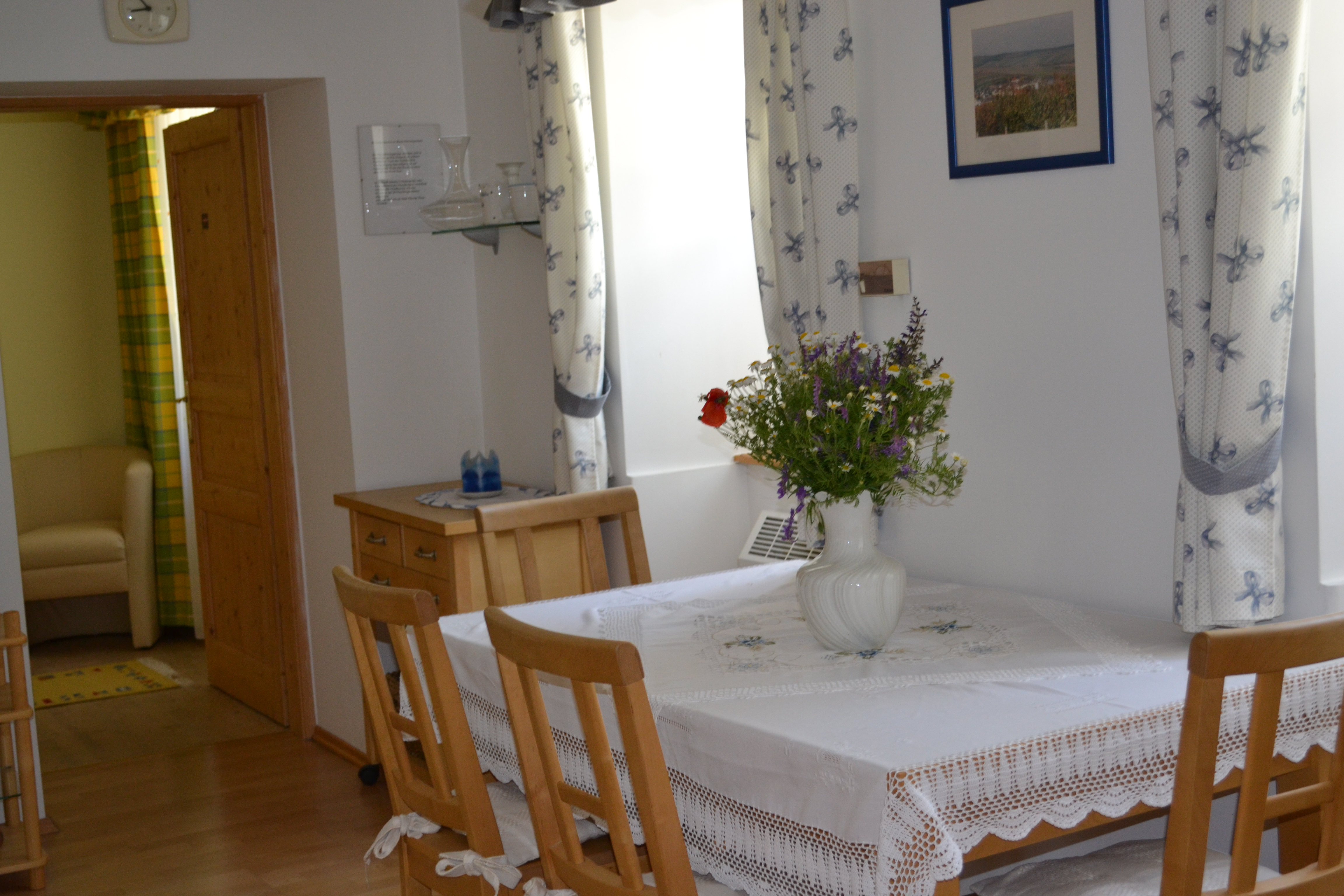 Pensionen - Balkon - Niederösterreich - wohnküche - Landhaus zum Siebenschläfer