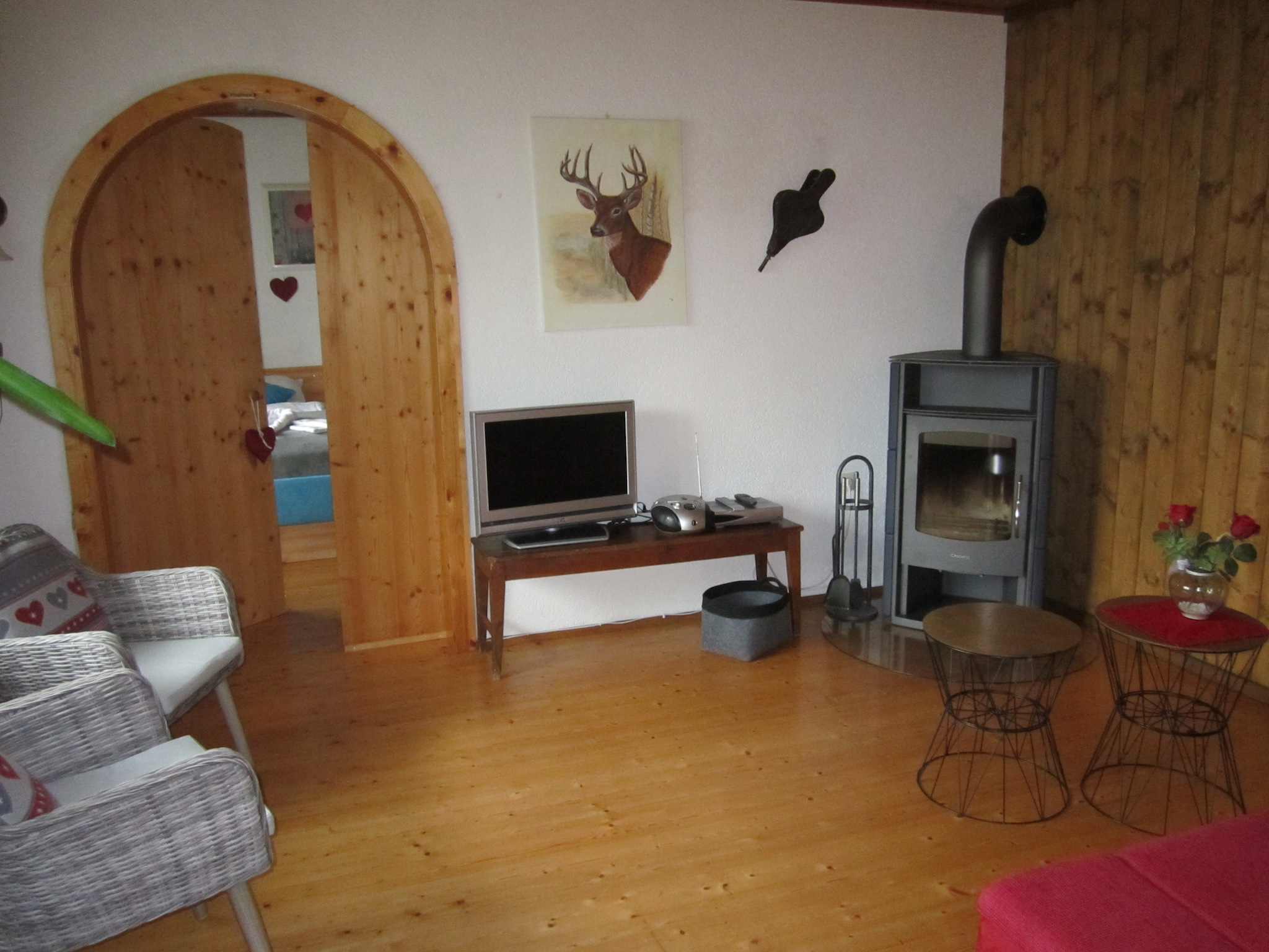 Frühstückspension: Wohnzimmer App Terras - Haus Holunder Weissbriach