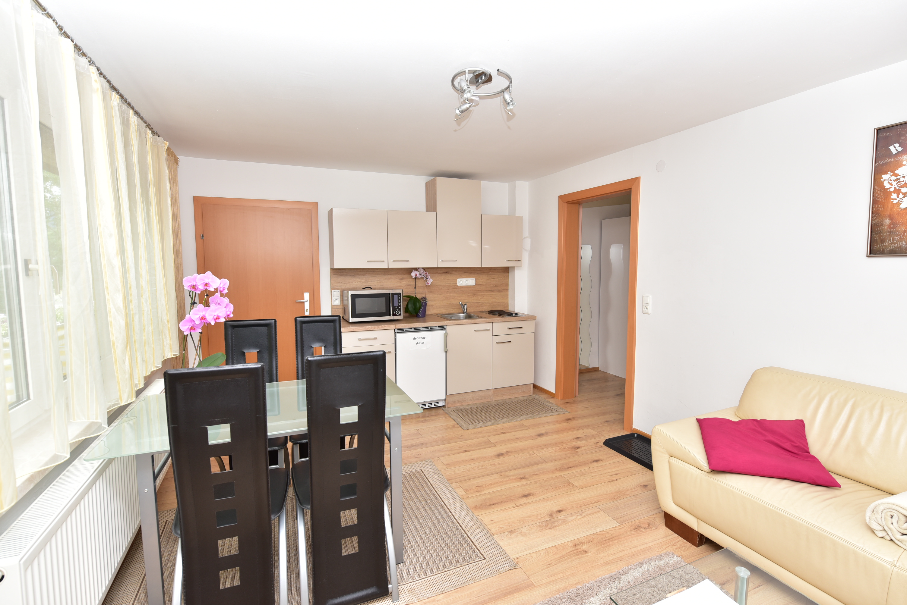 Pensionen - Murtal - Ap 3  mit 1Doppelbett und 1 Einzel Bett Wohnküche, Bad/ WC - Ferienwohnung-Zimmer Yassi 