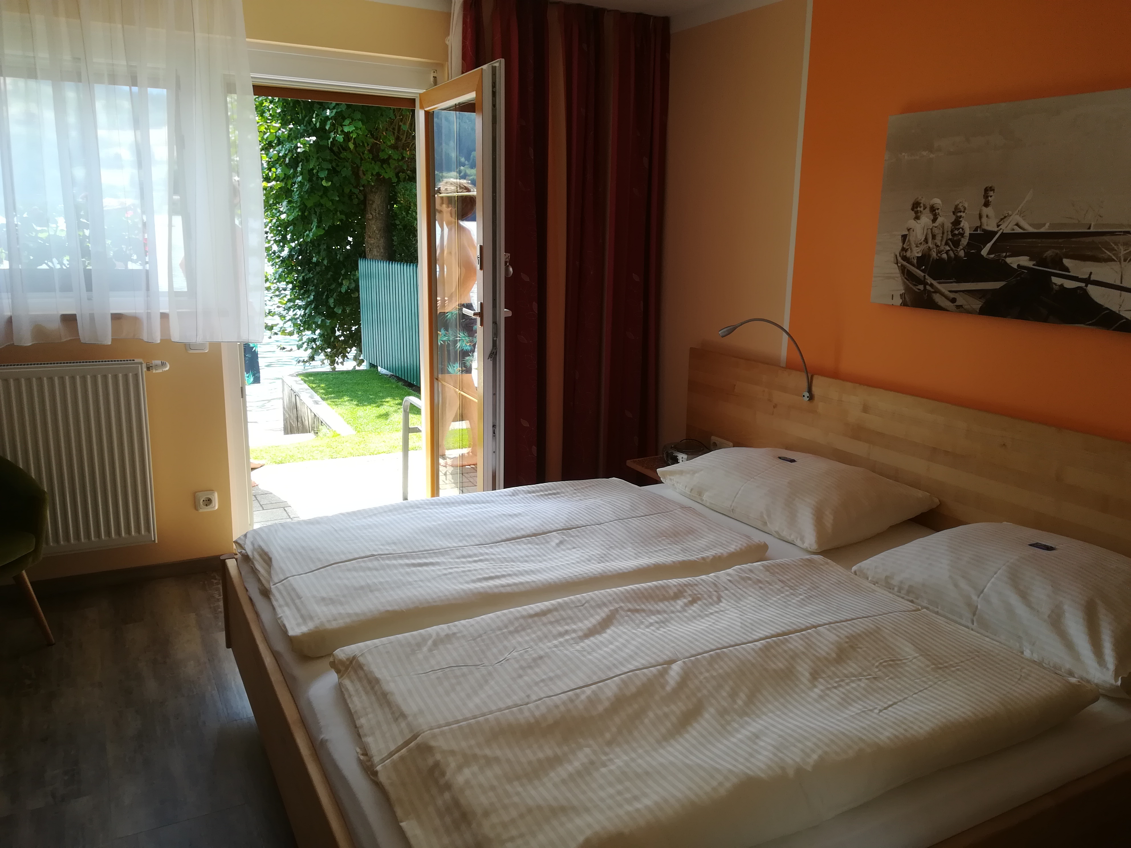 Pensionen - Rattendorf - Doppelzimmer direkt am See - Seehaus Schirg