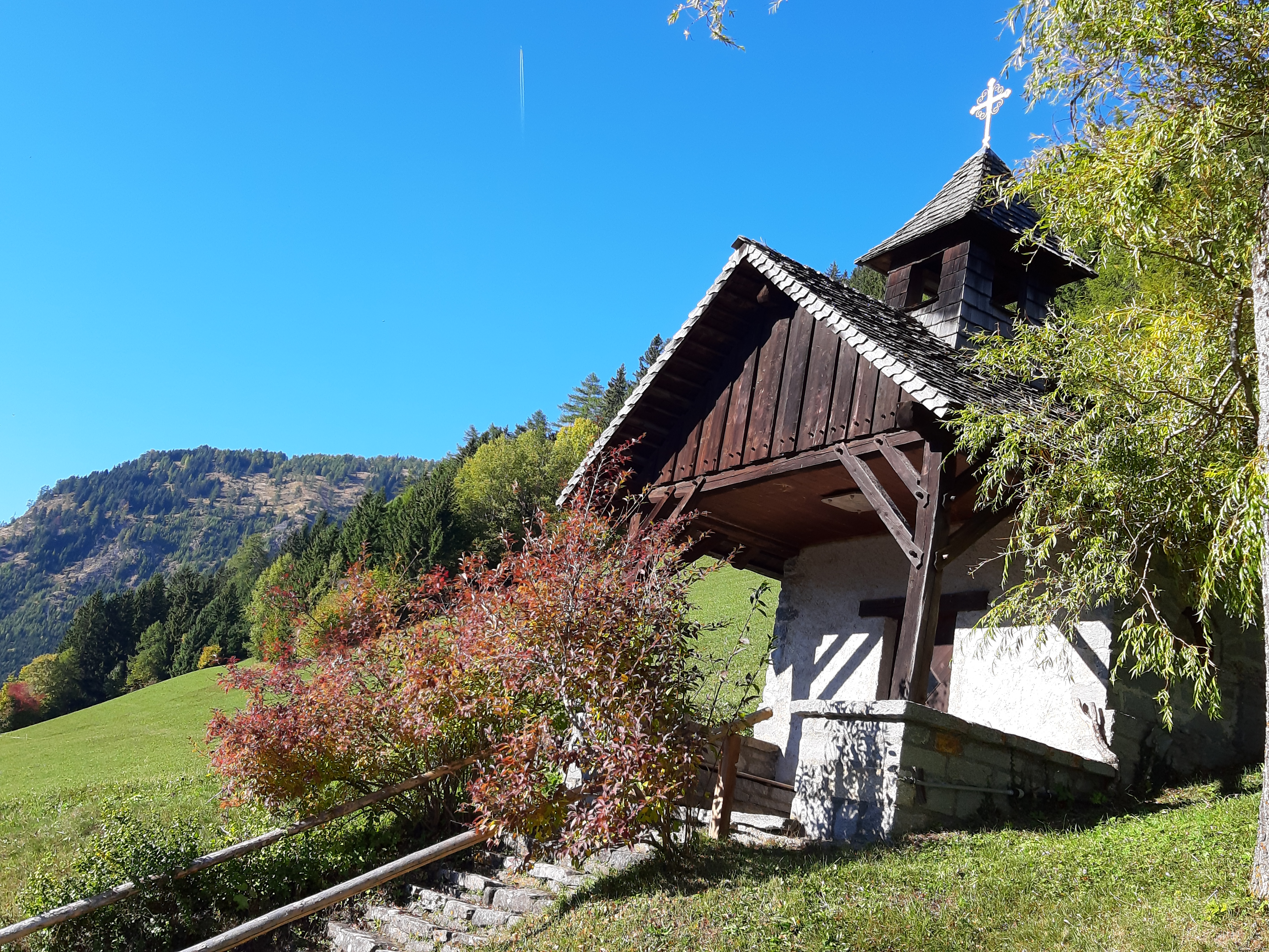 Frühstückspension: Unsere Kapelle am Hattelberg. - Panoramapension Platzer