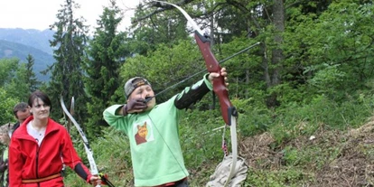 Pensionen - Restaurant - Bogenschießen auf unserem 3-D-Parcours - Waldpension Ranner - Ferienwohnungen