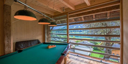 Pensionen - Restaurant - Unsere Harpfe mit Spielezimmer und Fitnessraum - Pension Bergblick am Weissensee