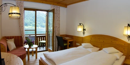 Pensionen - Restaurant - Doppelzimmer mit Seeblick - Pension Bergblick am Weissensee
