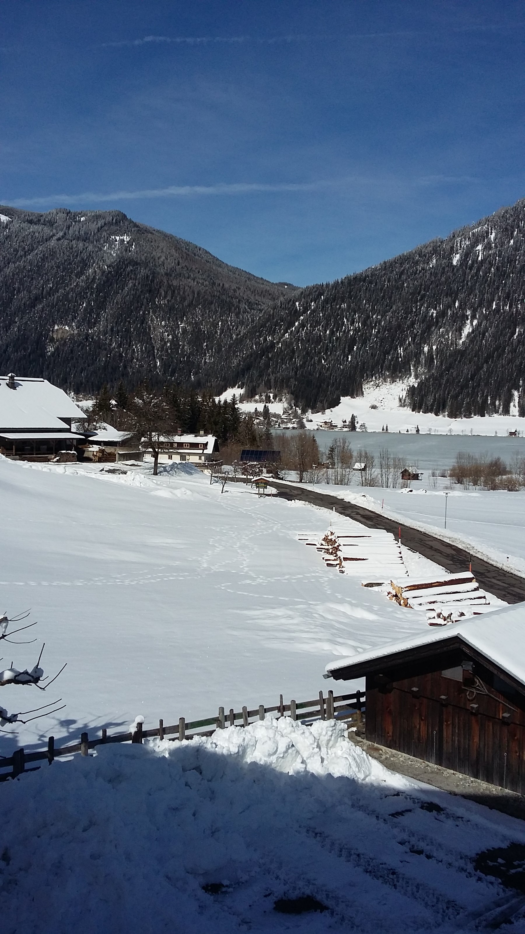 Frühstückspension: Wintertag im Februar - Haus Pirkebner