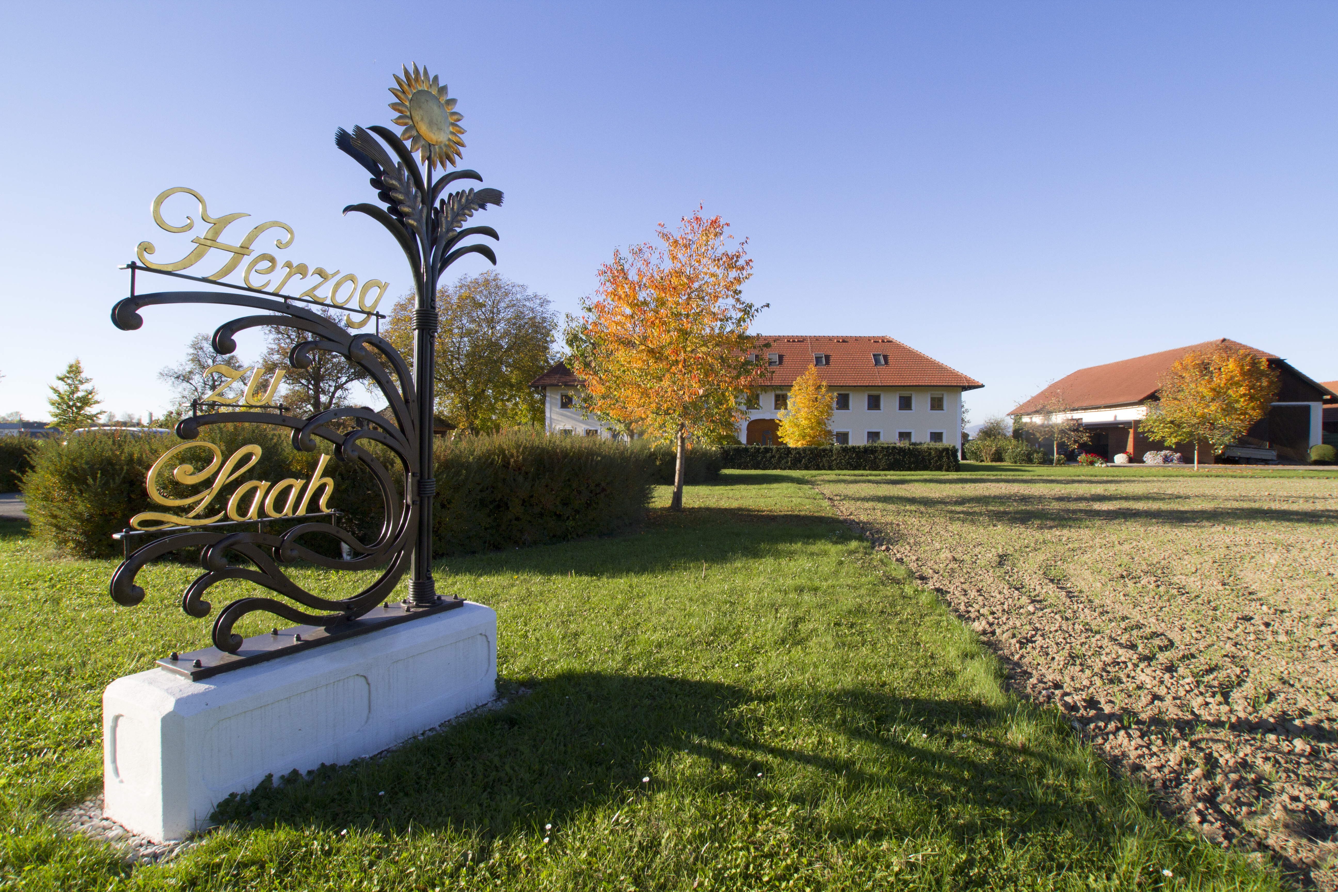 Pensionen - Eferding - Herbst - Bauernhofpension Herzig zu Laah