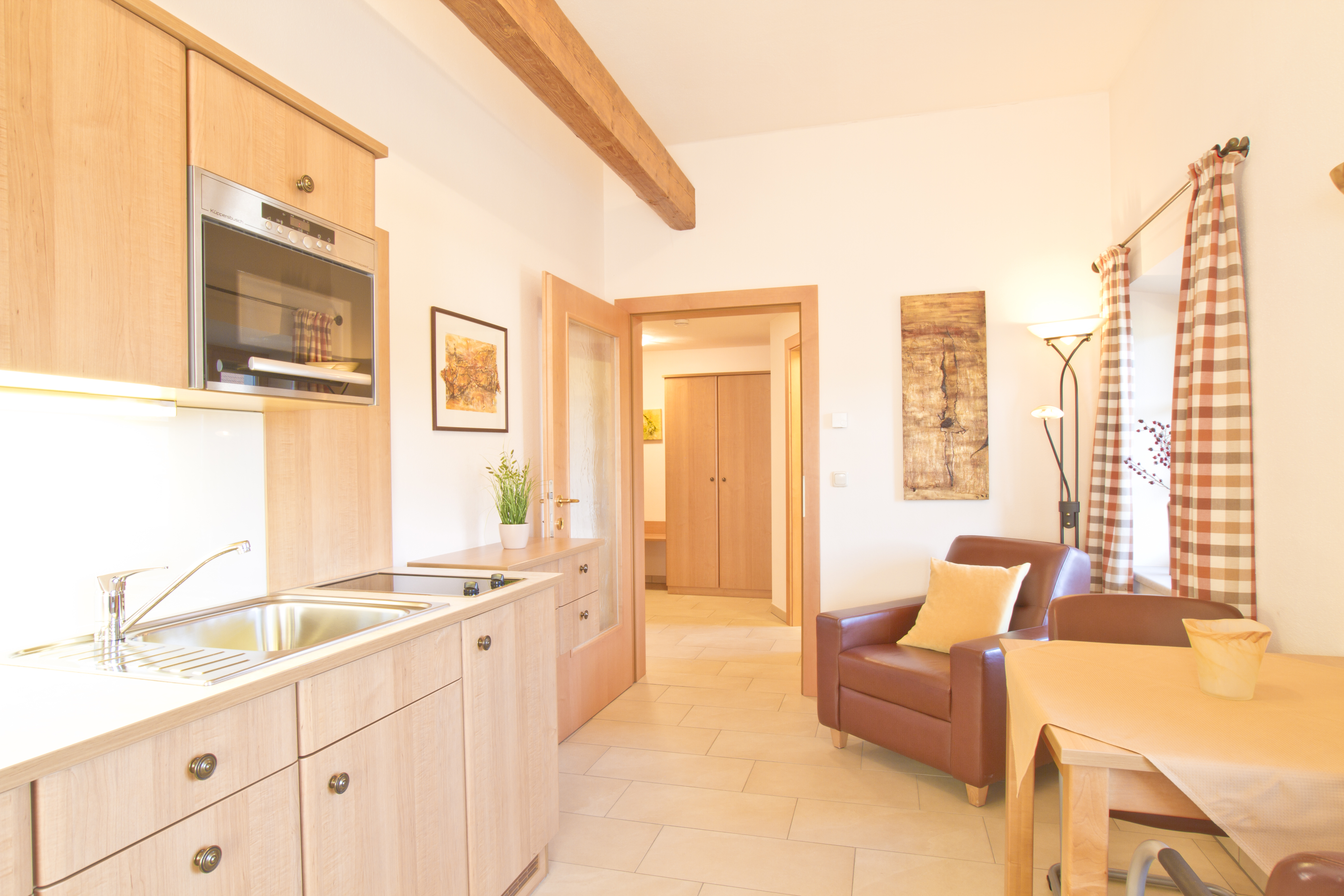 Frühstückspension: Einzelzimmer Deluxe - Bauernhofpension Herzig zu Laah