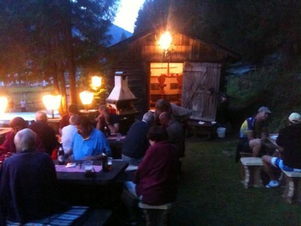 Frühstückspension: Alpengasthof Schallerhof Restaurant