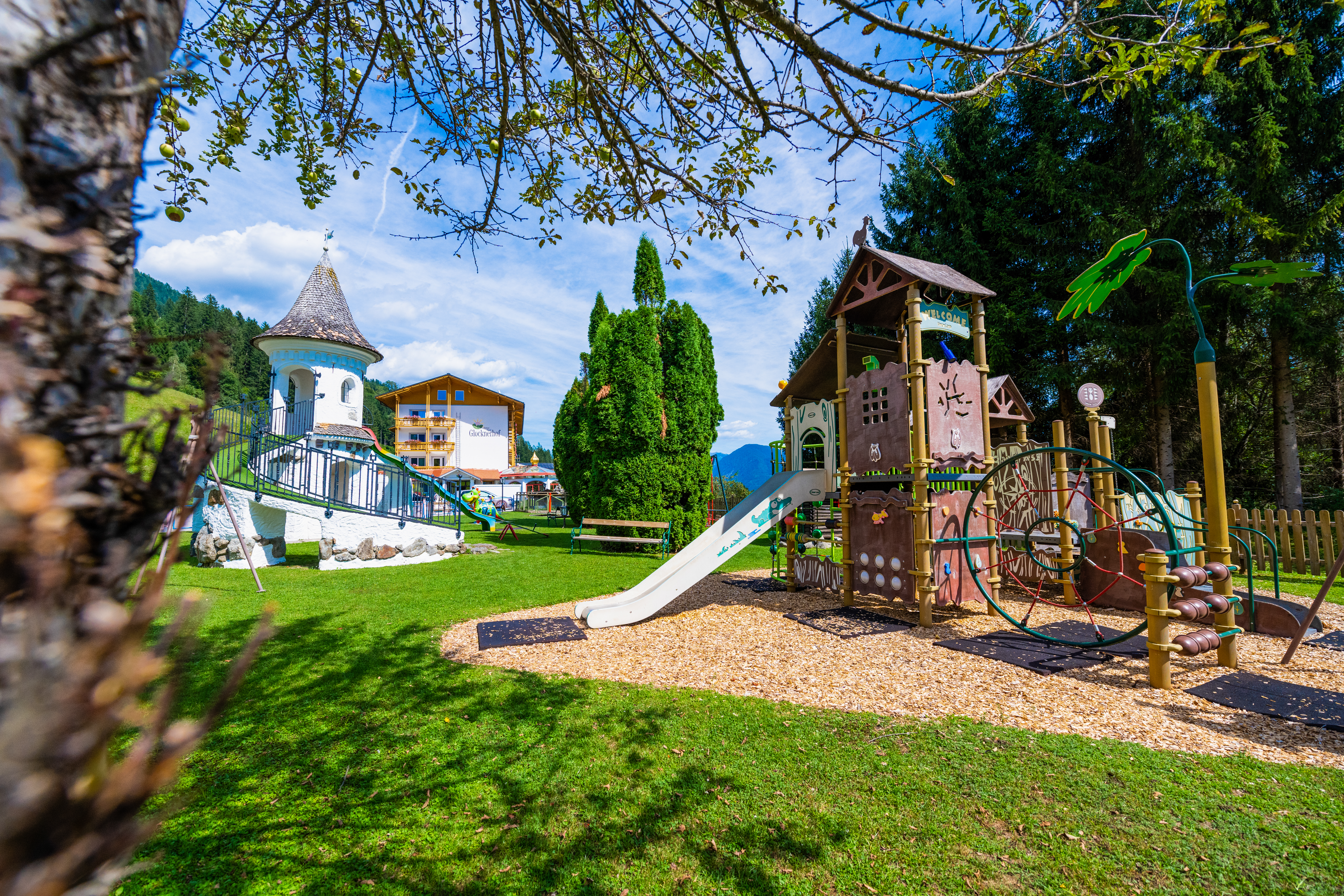 Frühstückspension: Kinderspielplatz - Hotel Glocknerhof