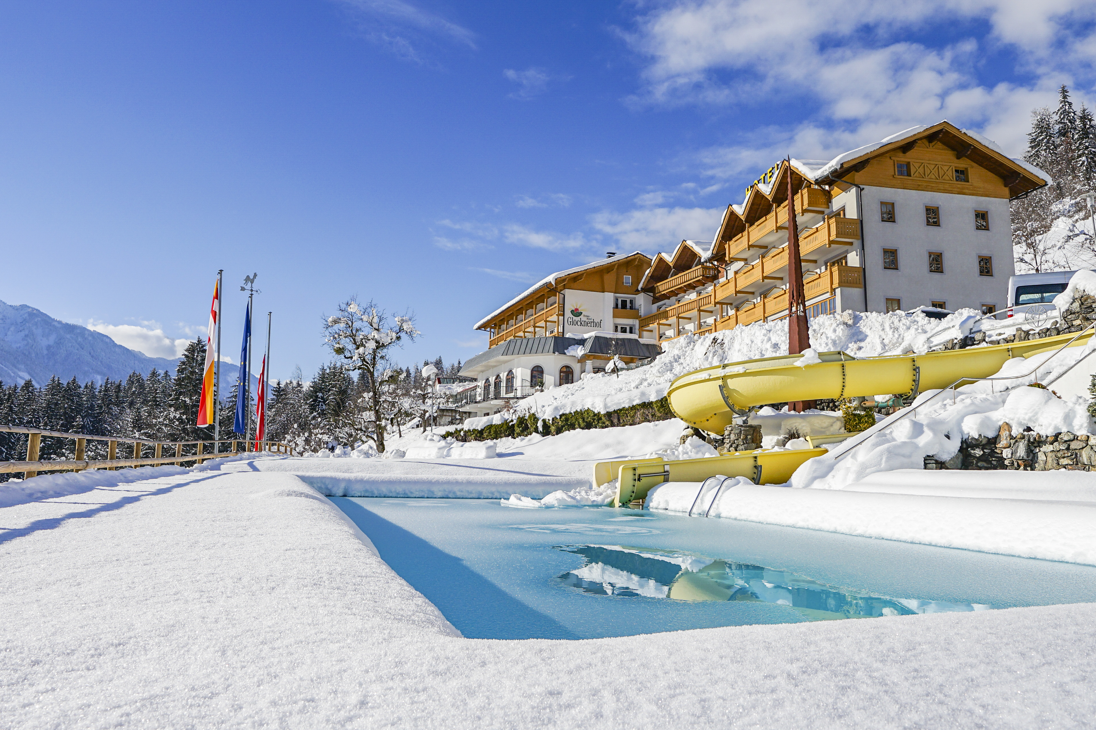 Frühstückspension: Hotel im Winter - Hotel Glocknerhof