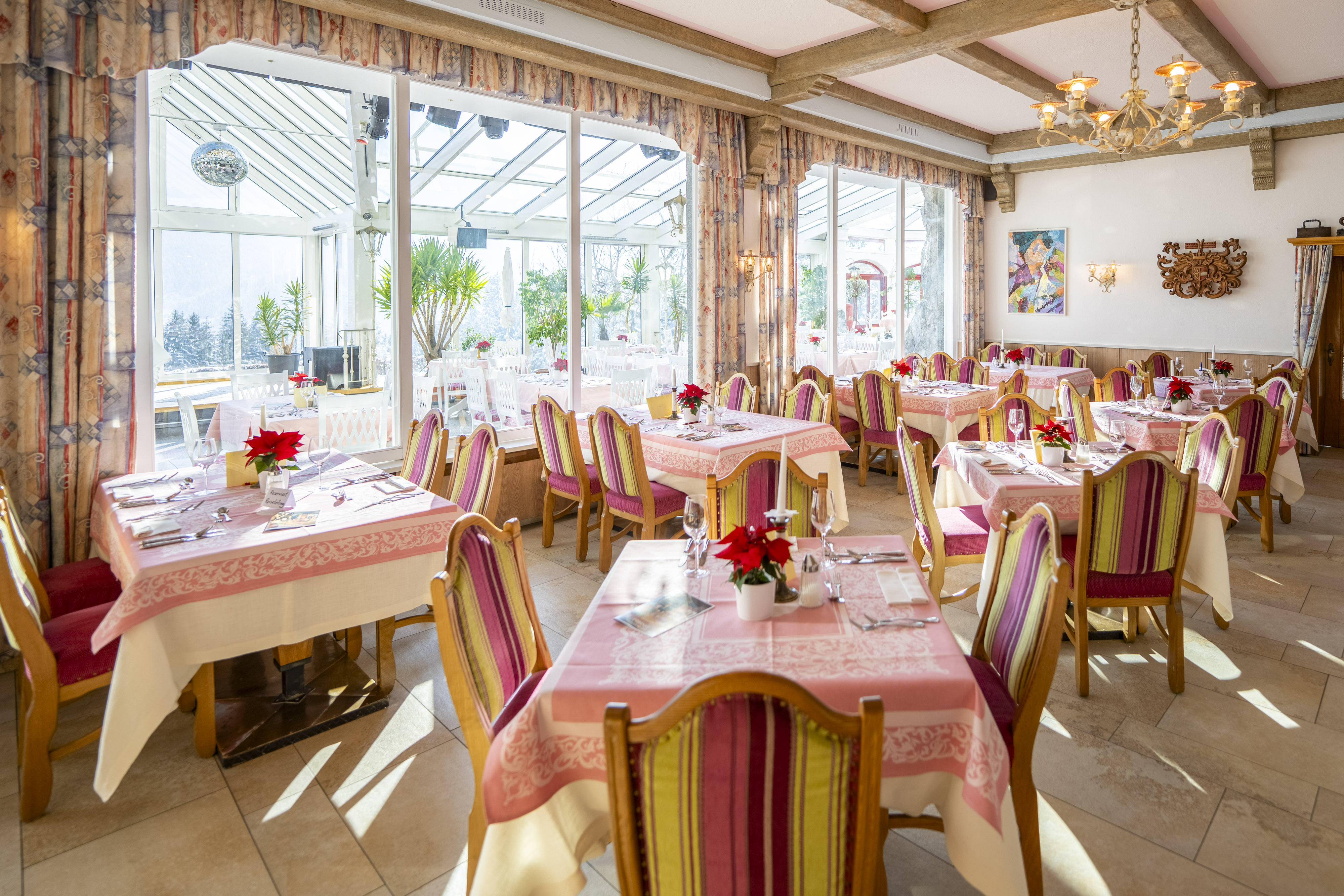 Frühstückspension: Speisesaal - Hotel Glocknerhof