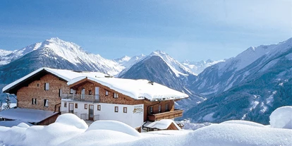Pensionen - Parkplatz: kostenlos bei der Pension - Alpbach - Aussicht Winter - Pension Sonneck KG ***