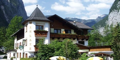 Pensionen - Parkplatz: kostenlos bei der Pension - Hallstatt - Aussenansicht - Gasthof Hirlatz