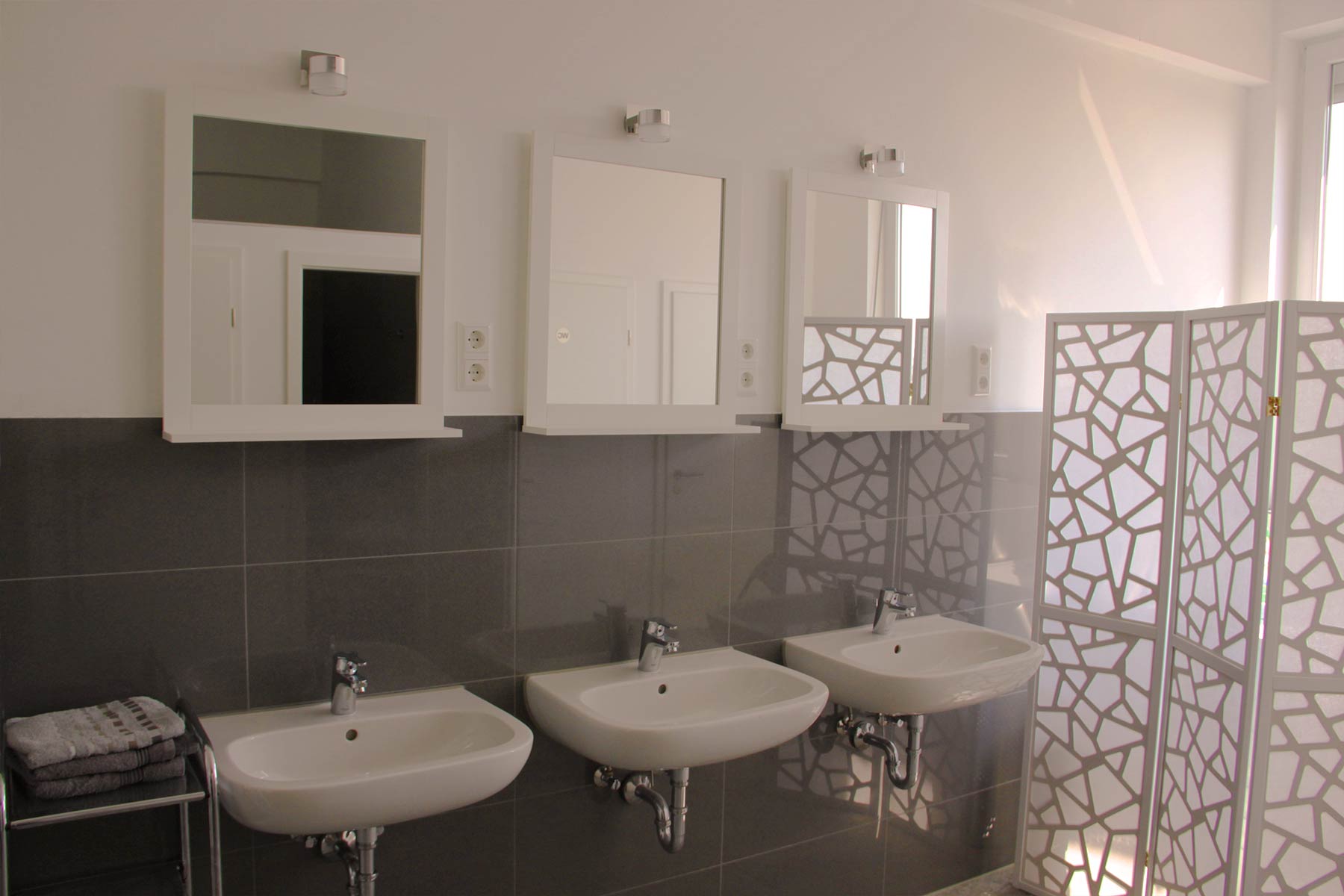 Pensionen - Lauffen am Neckar - Waschraum - Dorien Zimmervermietung