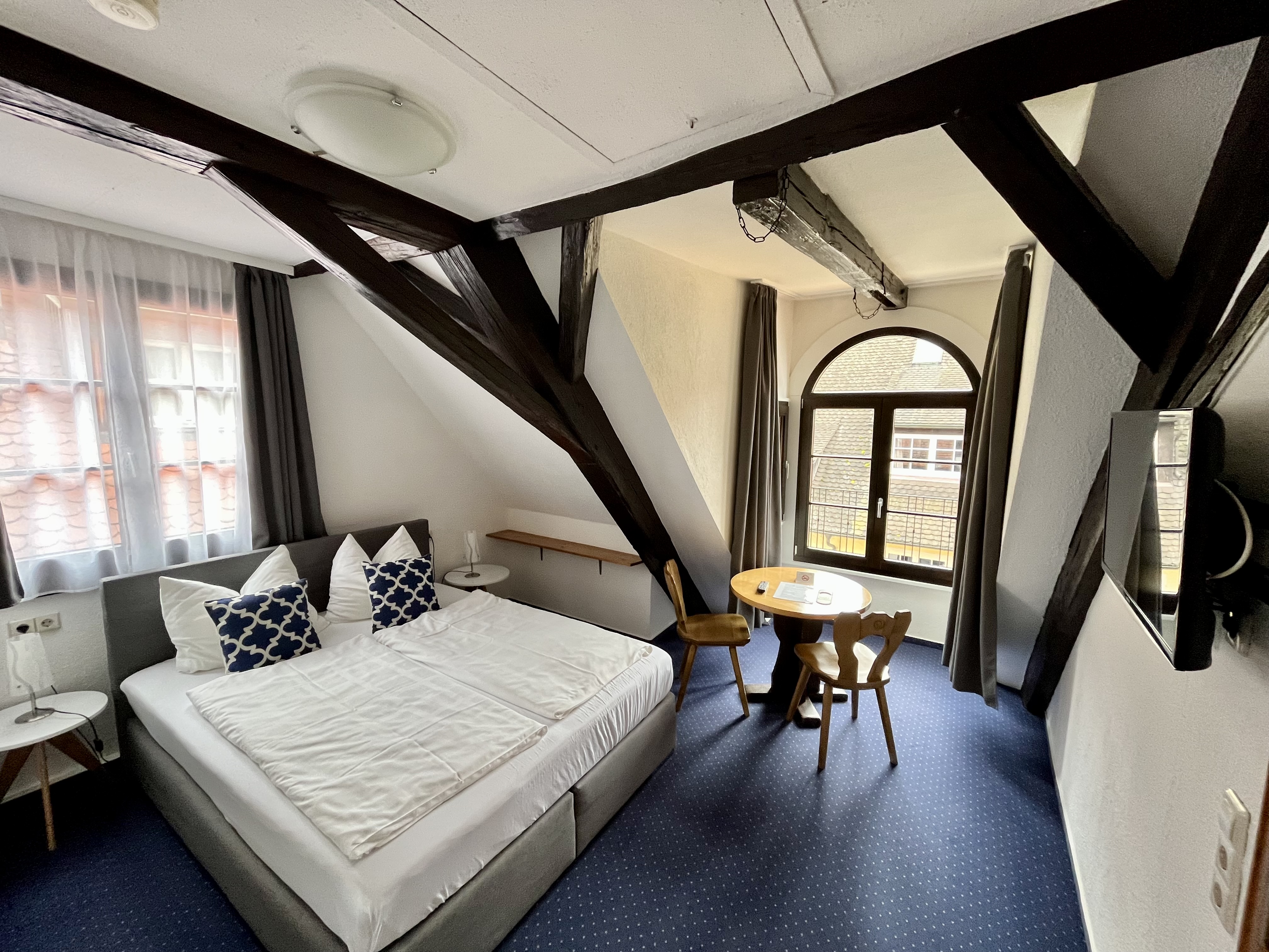 Frühstückspension: Doppelzimmer im Fachwerkhaus  - Gästehaus AM HAFEN