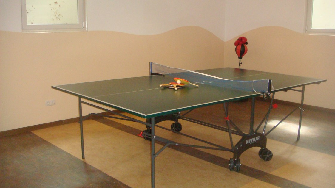 Frühstückspension: Tischtennis raum für groß und klein - Obertrattenbachhof