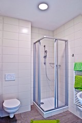 Frühstückspension: Dusche - Pension Waldesruh