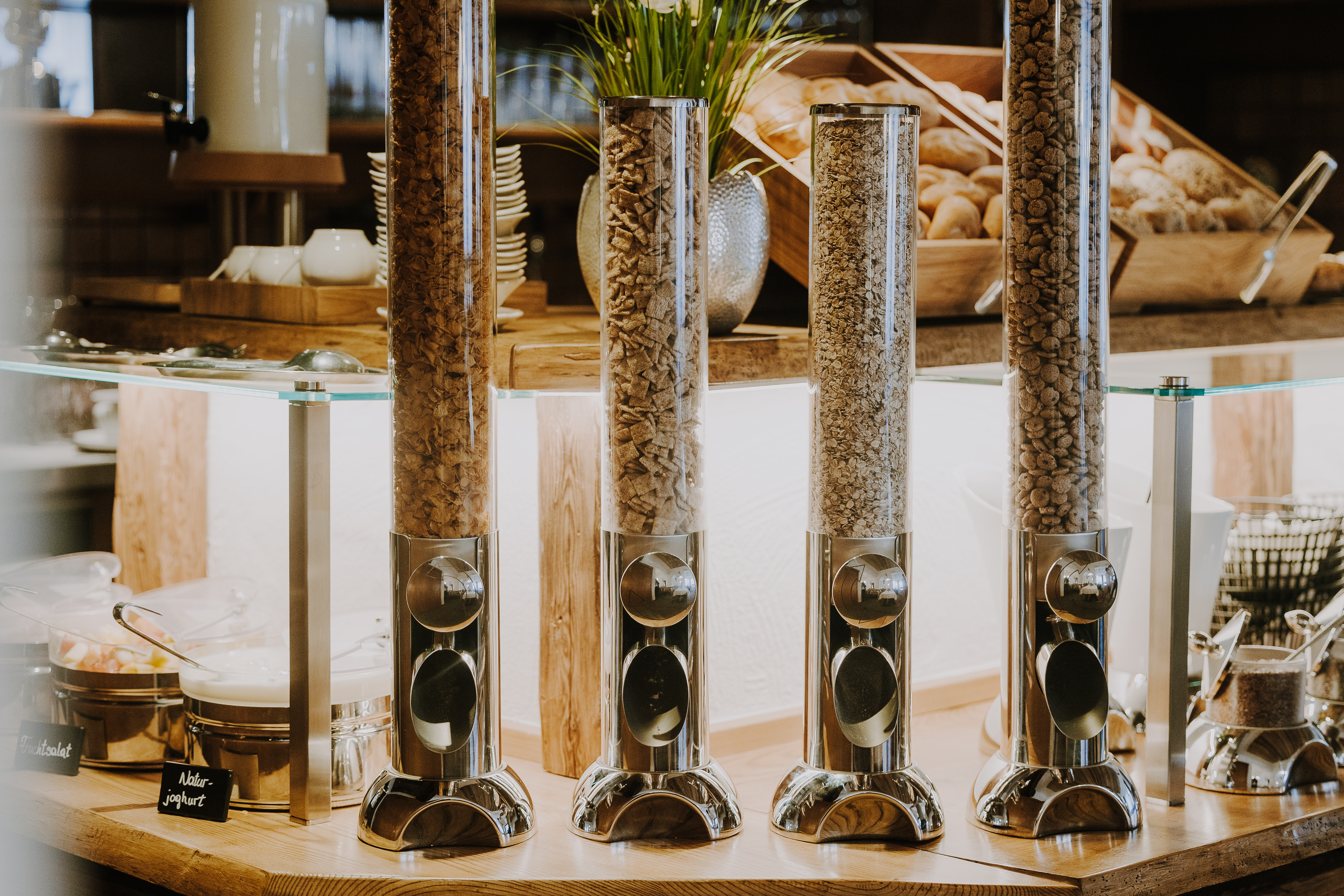 Frühstückspension: Frühstücksauswahl - B&B Hotel Die Bergquelle