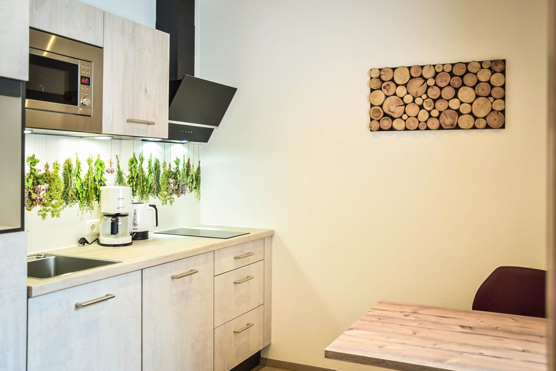 Frühstückspension: Küche Studio 1 - Lisas