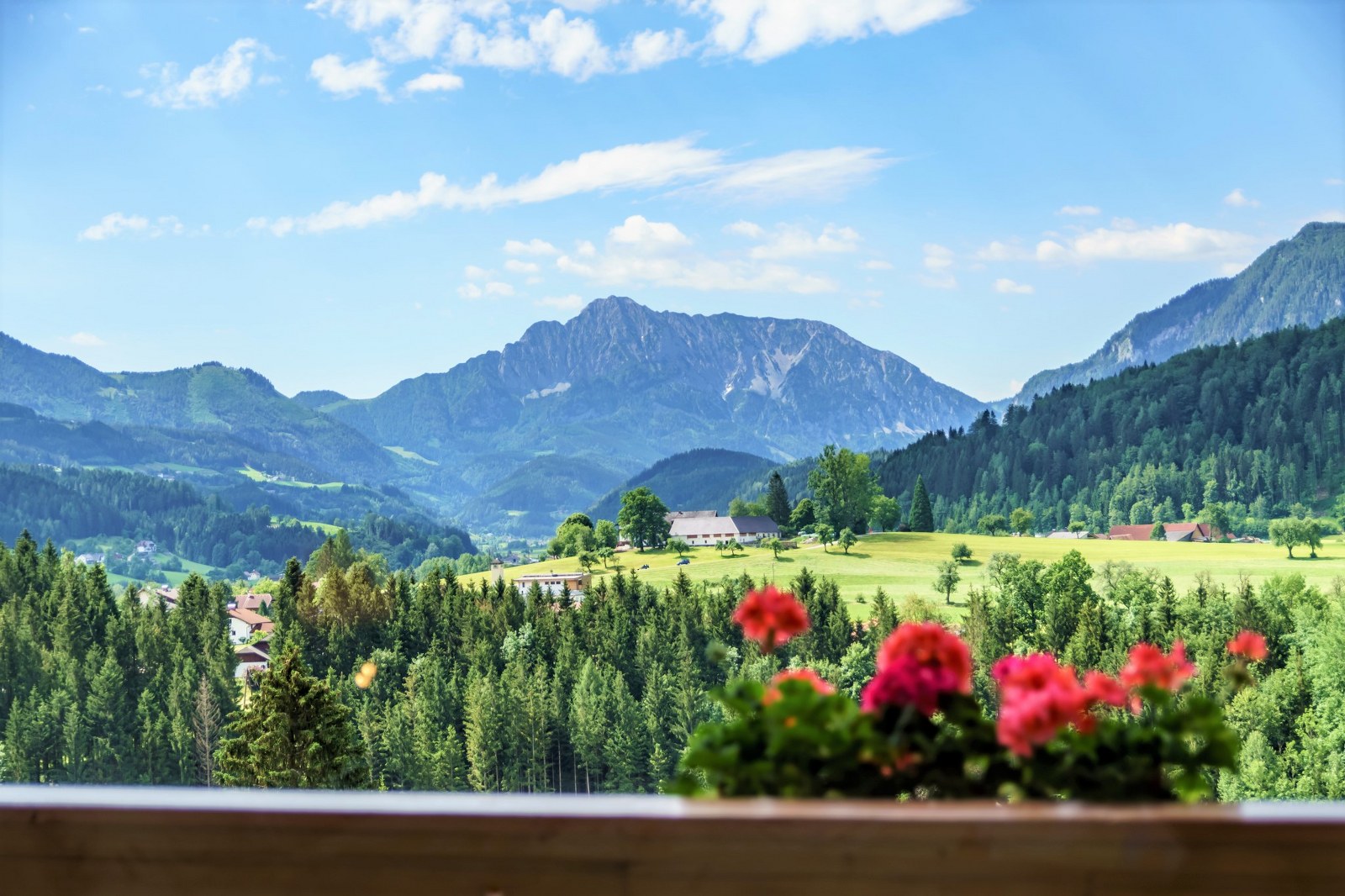 Pensionen - Admont (Admont) - Traumhafte Aussicht auf die Berge der Urlaubsregion Pyhrn Priel - Haus Löger Apartments