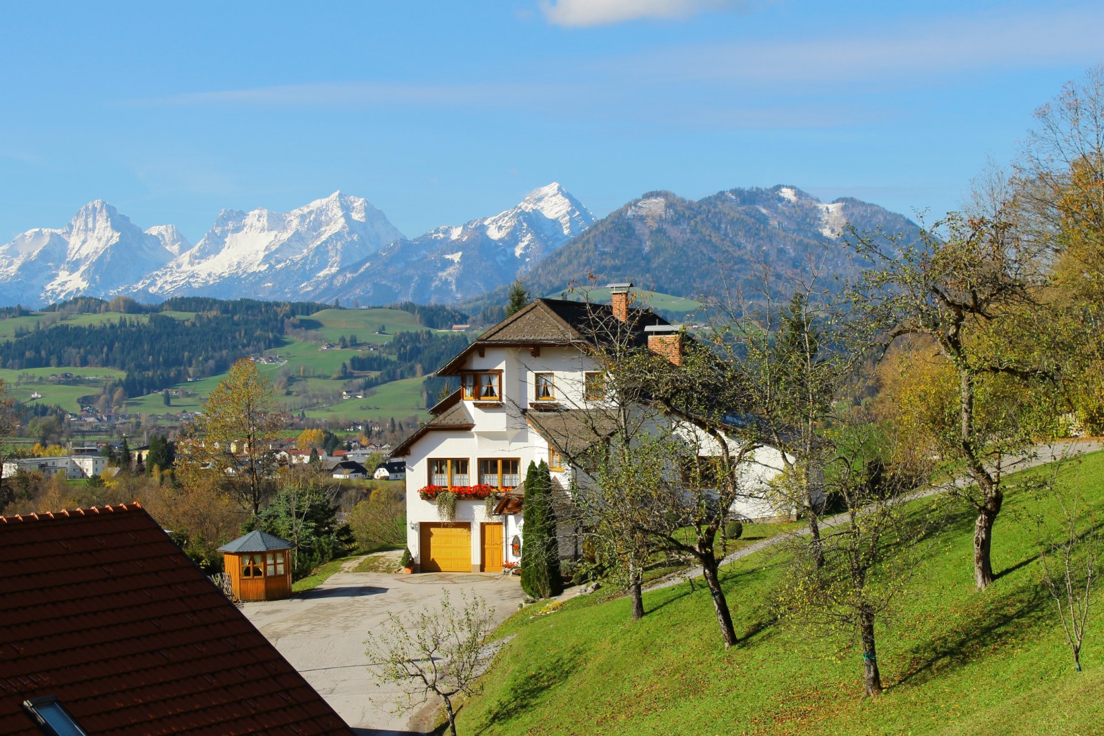 Frühstückspension: Haus Löger mit herrlicher Aussicht auf die Berge - Haus Löger Apartments