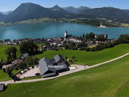 Pensionen - Art der Pension: Frühstückspension - Seewalchen am Attersee - Ausblick - Urlaub am Altroiterhof