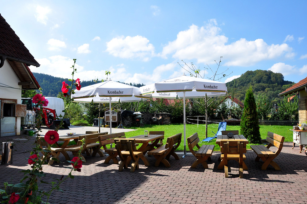 Frühstückspension: Biergarten - Landhotel & Pension "Zur Pferdetränke"
